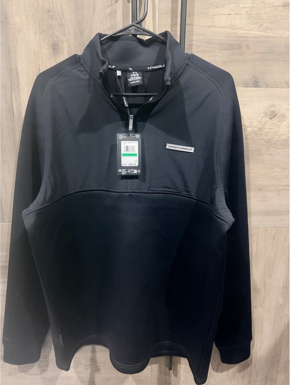 Polyester Quarter-zip golf pullover Under Armour Drive Pro Hybrid